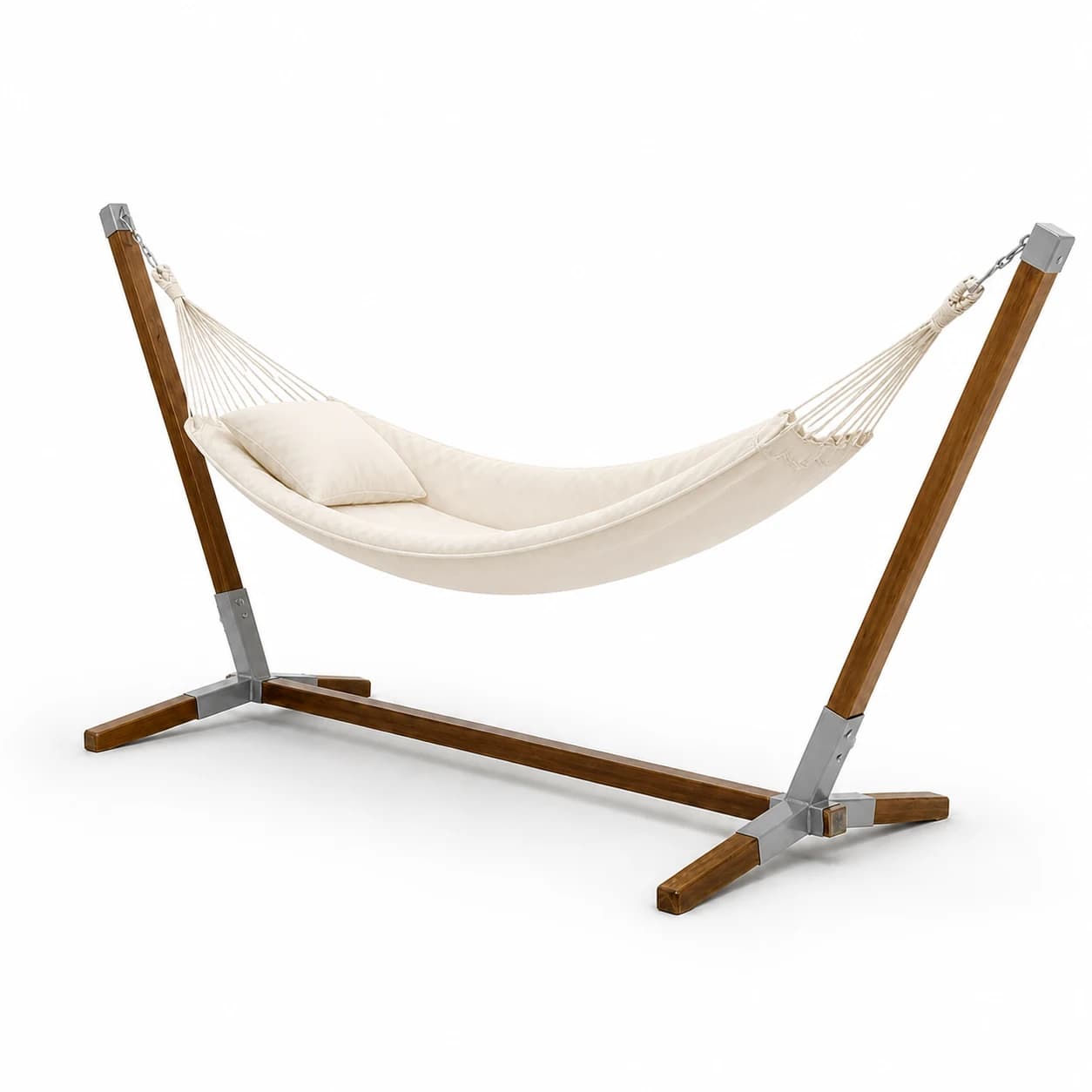 Straight Wooden Stand + Hammock